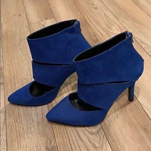 Lane Bryant. Worn once. Royal blue heels